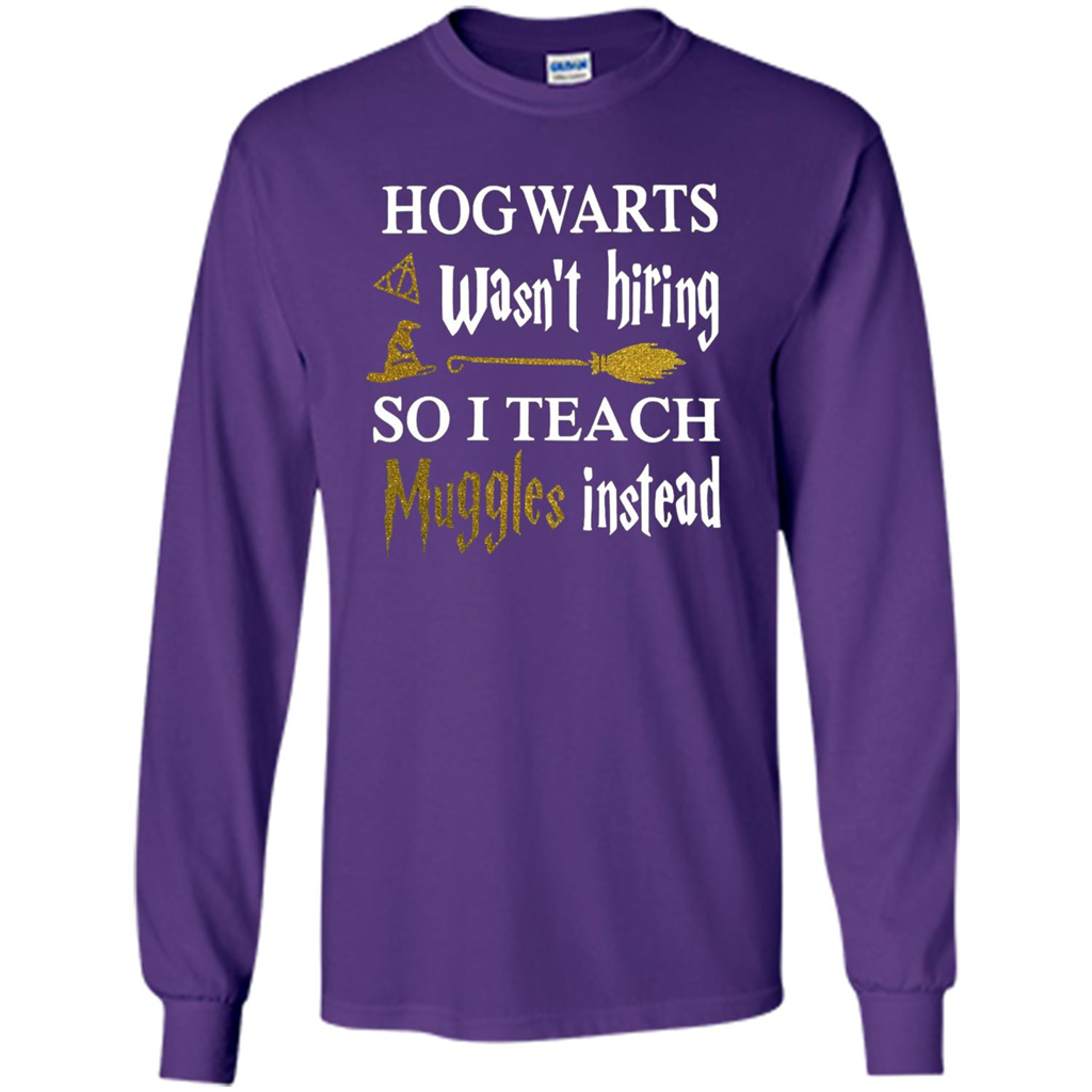 I Teach Muggles Instead T-shirt Purple S