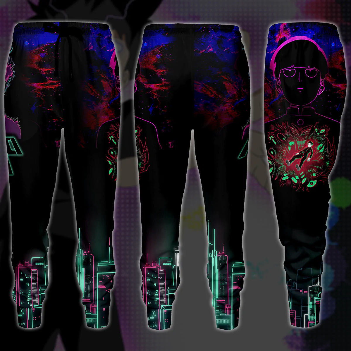 Mob Psycho 100 Anime Anime Manga 3D All Over Print T-shirt Tank Top Zip Hoodie Pullover Hoodie Hawaiian Shirt Beach Shorts Jogger Joggers S