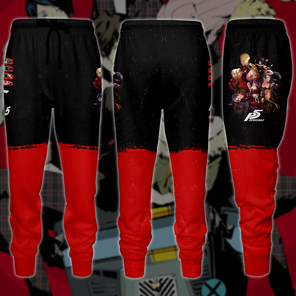 Persona V Video Game 3D All Over Printed T-shirt Tank Top Zip Hoodie Pullover Hoodie Hawaiian Shirt Beach Shorts Jogger Joggers S