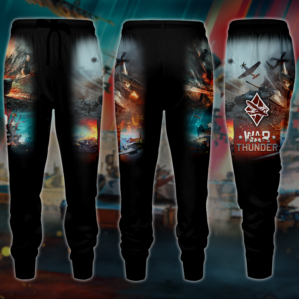 War Thunder Video Game 3D All Over Printed T-shirt Tank Top Zip Hoodie Pullover Hoodie Hawaiian Shirt Beach Shorts Jogger Joggers S