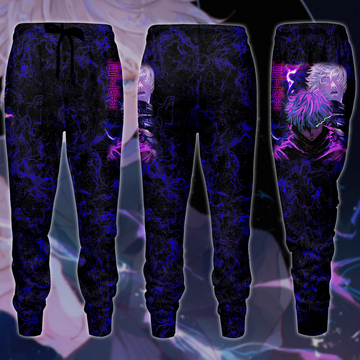 Jujutsu Kaisen Gojo Satoru 3D All Over Print T-shirt Tank Top Zip Hoodie Pullover Hoodie Hawaiian Shirt Beach Shorts Jogger Joggers S