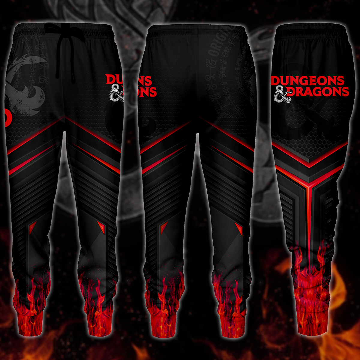 Dungeons And Dragons Video Game 3D All Over Print T-shirt Tank Top Zip Hoodie Pullover Hoodie Hawaiian Shirt Beach Shorts Jogger Joggers S