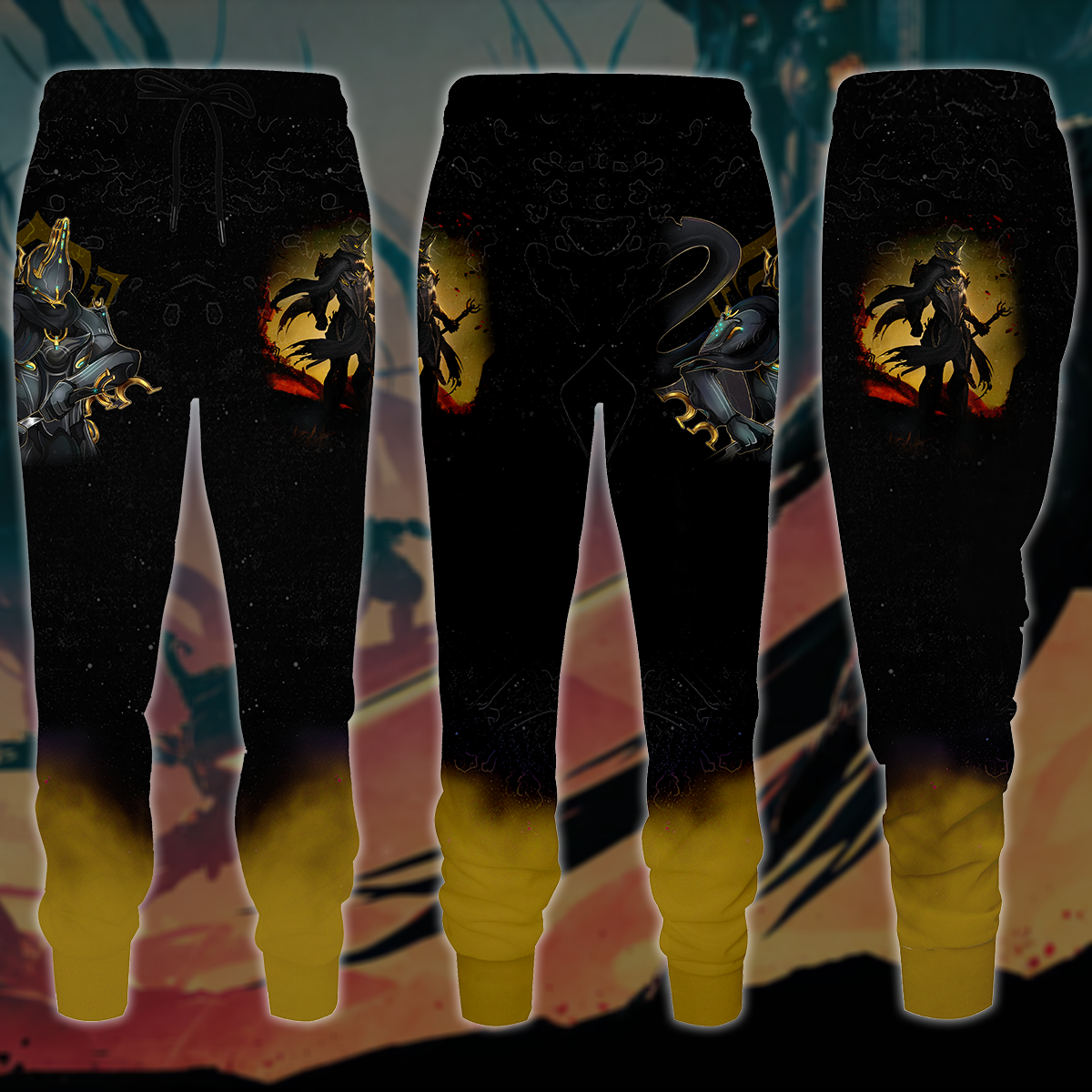 Warframe Video Game All Over Printed T-shirt Tank Top Zip Hoodie Pullover Hoodie Hawaiian Shirt Beach Shorts Joggers Joggers S