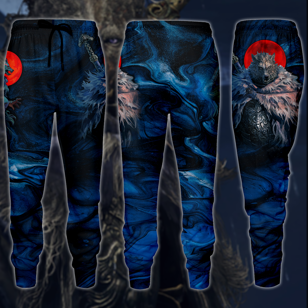 Elden Ring Blaidd Video Game 3D All Over Print T-shirt Tank Top Zip Hoodie Pullover Hoodie Hawaiian Shirt Beach Shorts Jogger Joggers S