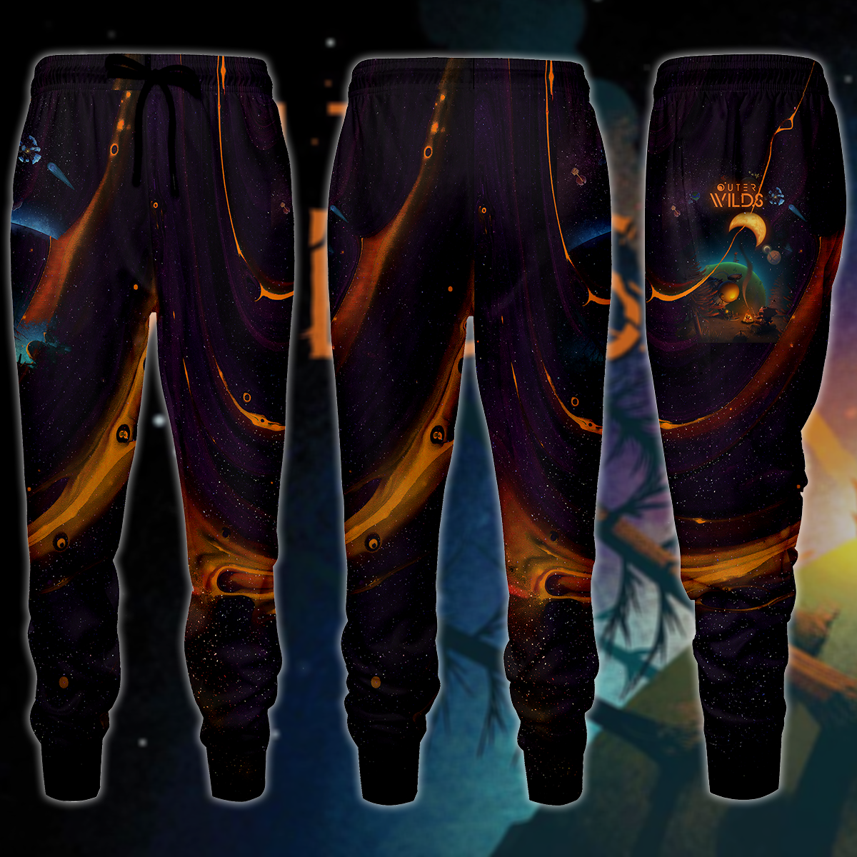 Outer Wilds Video Game 3D All Over Print T-shirt Tank Top Zip Hoodie Pullover Hoodie Hawaiian Shirt Beach Shorts Jogger Joggers S