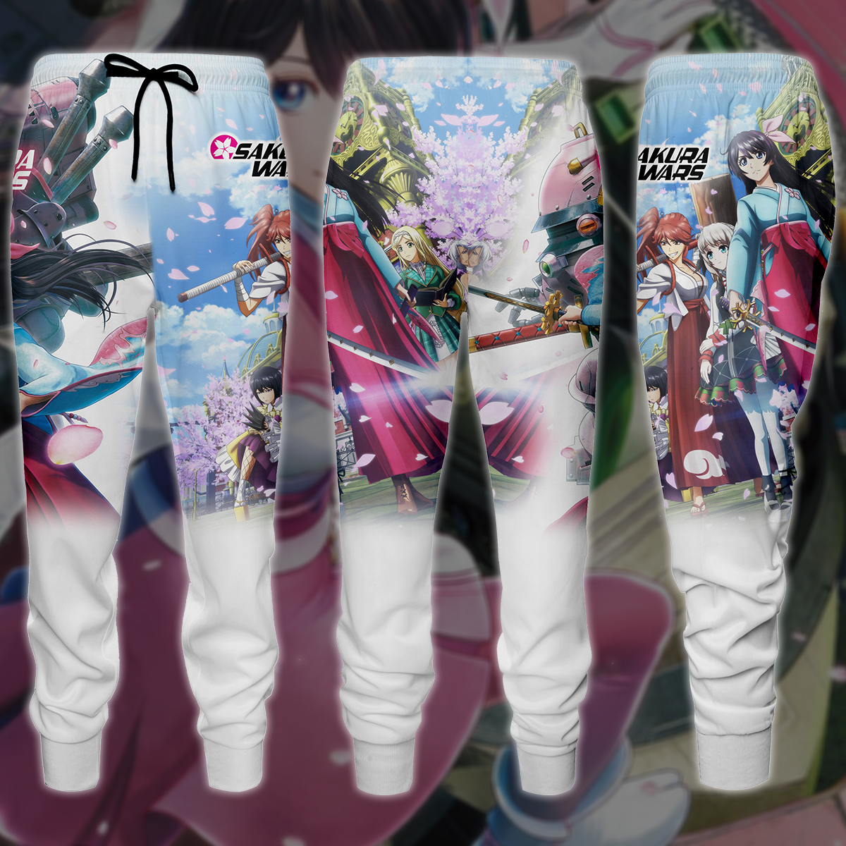 Sakura Wars Video Game 3D All Over Printed T-shirt Tank Top Zip Hoodie Pullover Hoodie Hawaiian Shirt Beach Shorts Jogger Joggers S