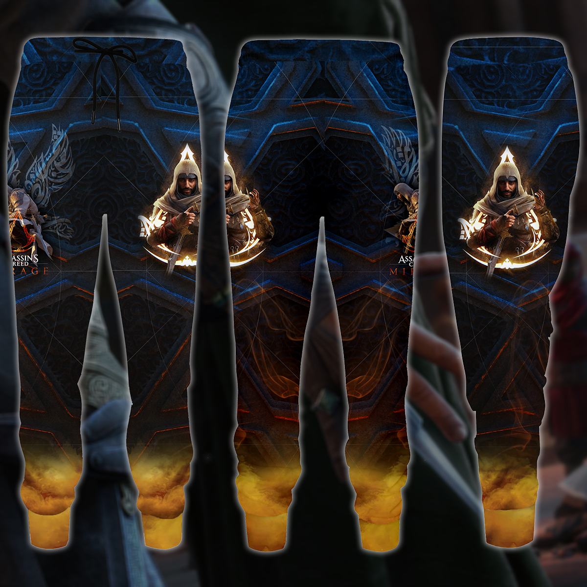 Assassin's Creed Mirage Video Game All Over Printed T-shirt Tank Top Zip Hoodie Pullover Hoodie Hawaiian Shirt Beach Shorts Joggers Joggers S