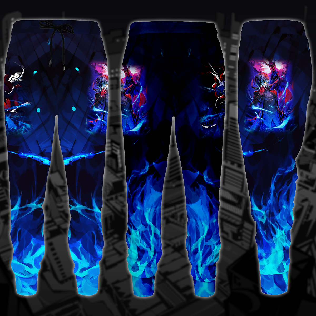 Persona 5 Video Game 3D All Over Printed T-shirt Tank Top Zip Hoodie Pullover Hoodie Hawaiian Shirt Beach Shorts Joggers Joggers S