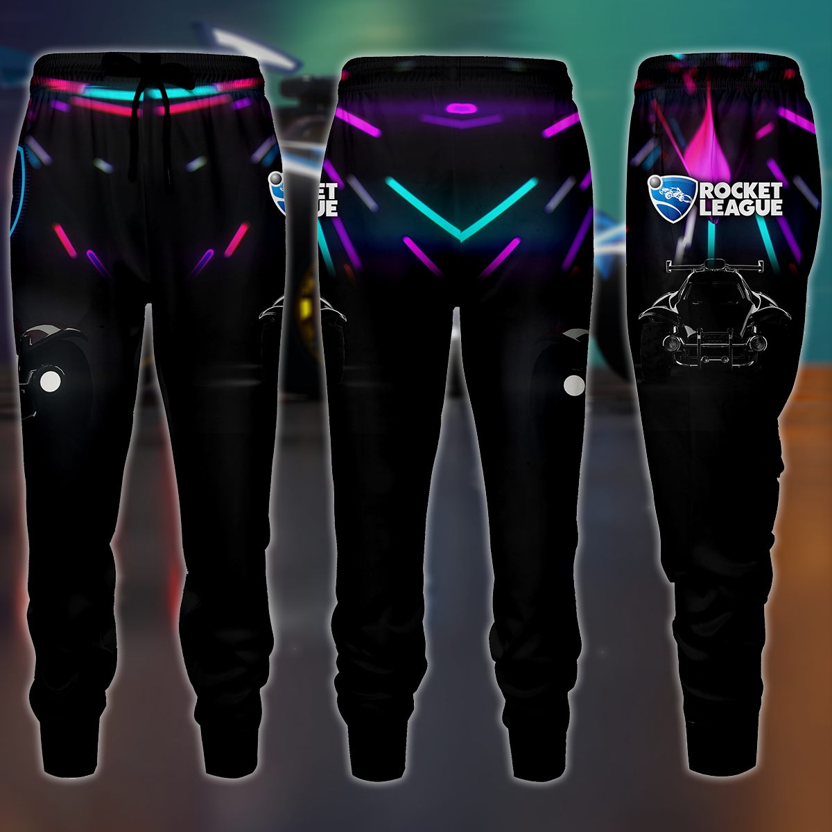 Rocket League Video Game 3D All Over Print T-shirt Tank Top Zip Hoodie Pullover Hoodie Hawaiian Shirt Beach Shorts Jogger Joggers S