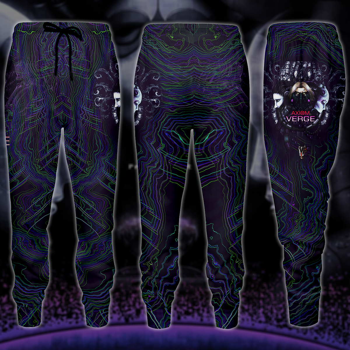 Axiom Verge Video Game 3D All Over Printed T-shirt Tank Top Zip Hoodie Pullover Hoodie Hawaiian Shirt Beach Shorts Jogger Joggers S