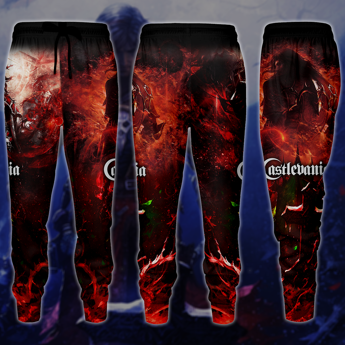 Castlevania Video Game 3D All Over Printed T-shirt Tank Top Zip Hoodie Pullover Hoodie Hawaiian Shirt Beach Shorts Jogger Joggers S