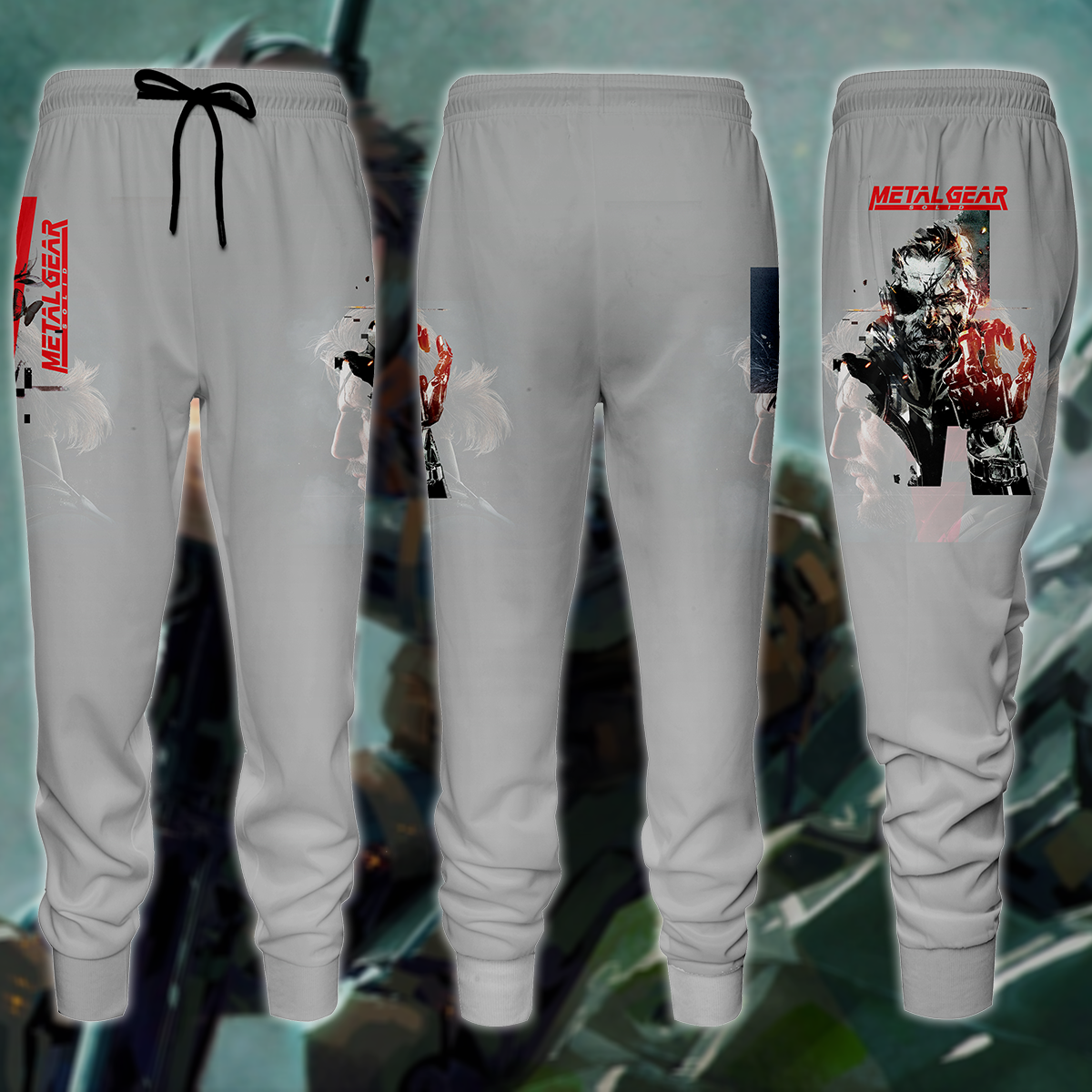 Metal Gear Solid Video Game 3D All Over Print T-shirt Tank Top Zip Hoodie Pullover Hoodie Hawaiian Shirt Beach Shorts Jogger Joggers S