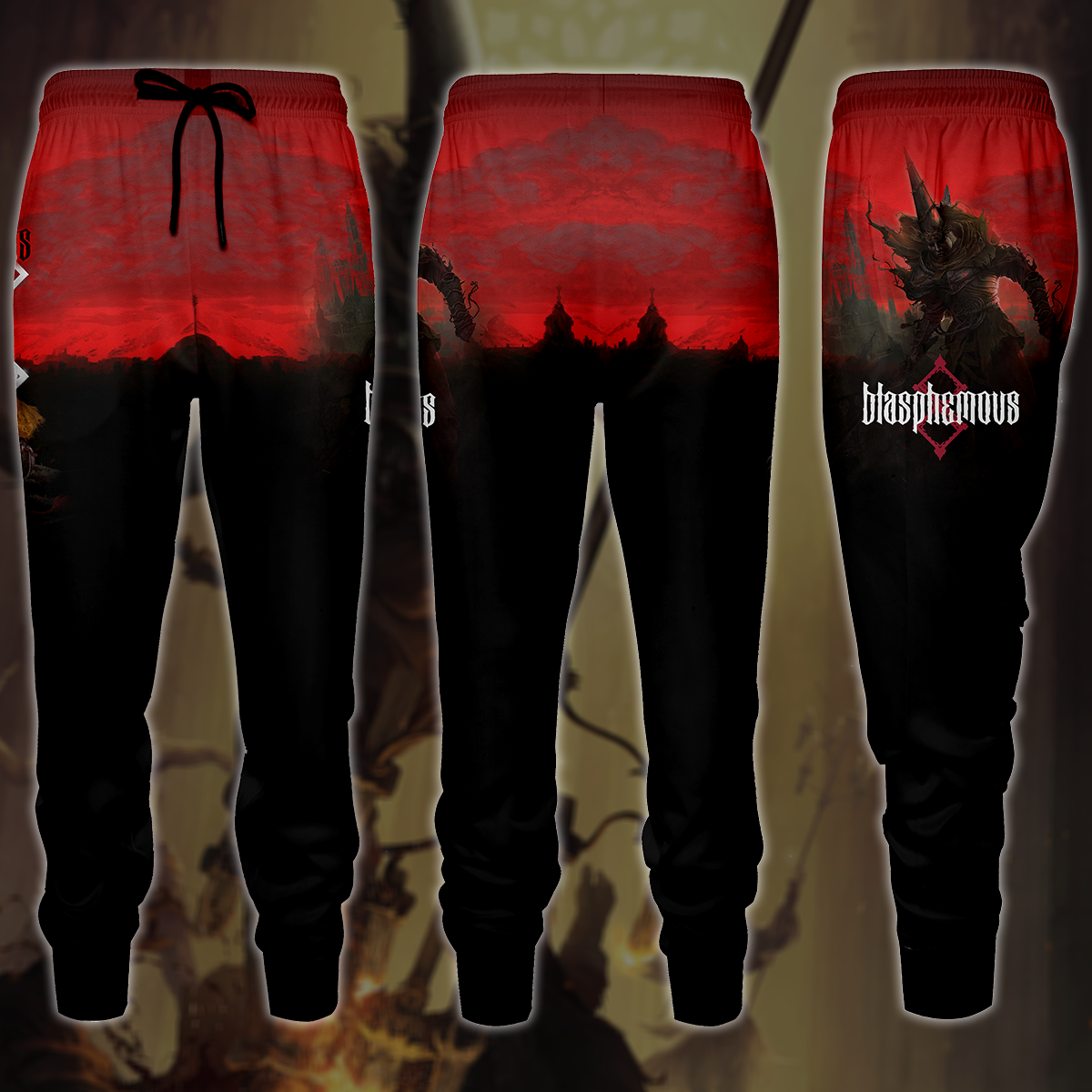 Blasphemous Video Game 3D All Over Printed T-shirt Tank Top Zip Hoodie Pullover Hoodie Hawaiian Shirt Beach Shorts Jogger Joggers S