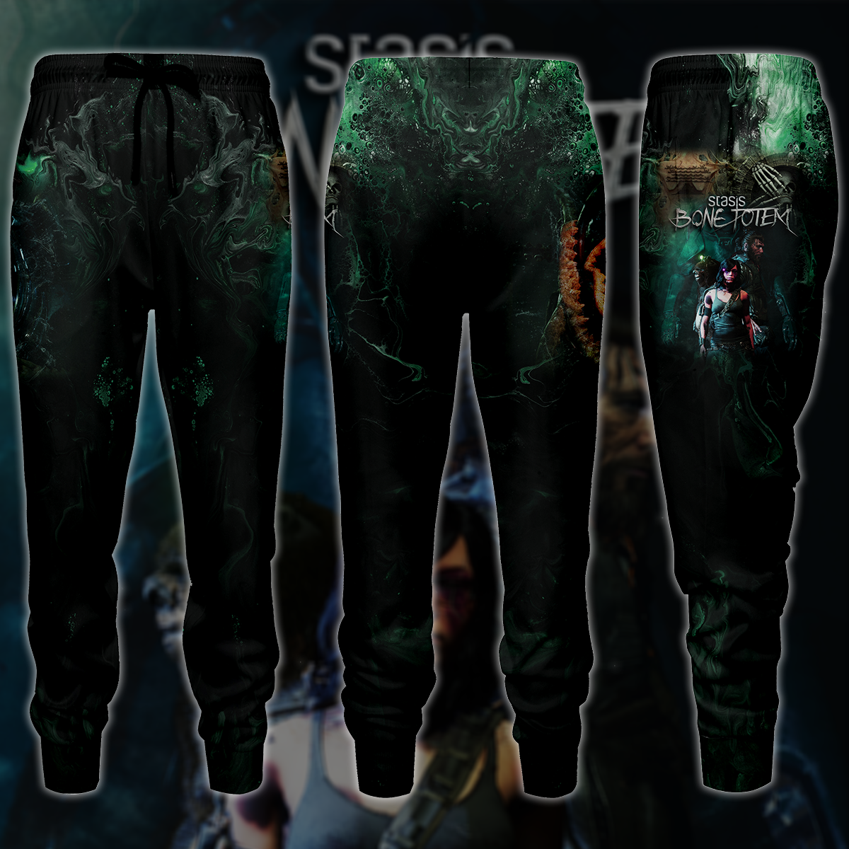 Stasis: Bone Totem Video Game 3D All Over Printed T-shirt Tank Top Zip Hoodie Pullover Hoodie Hawaiian Shirt Beach Shorts Jogger Joggers S