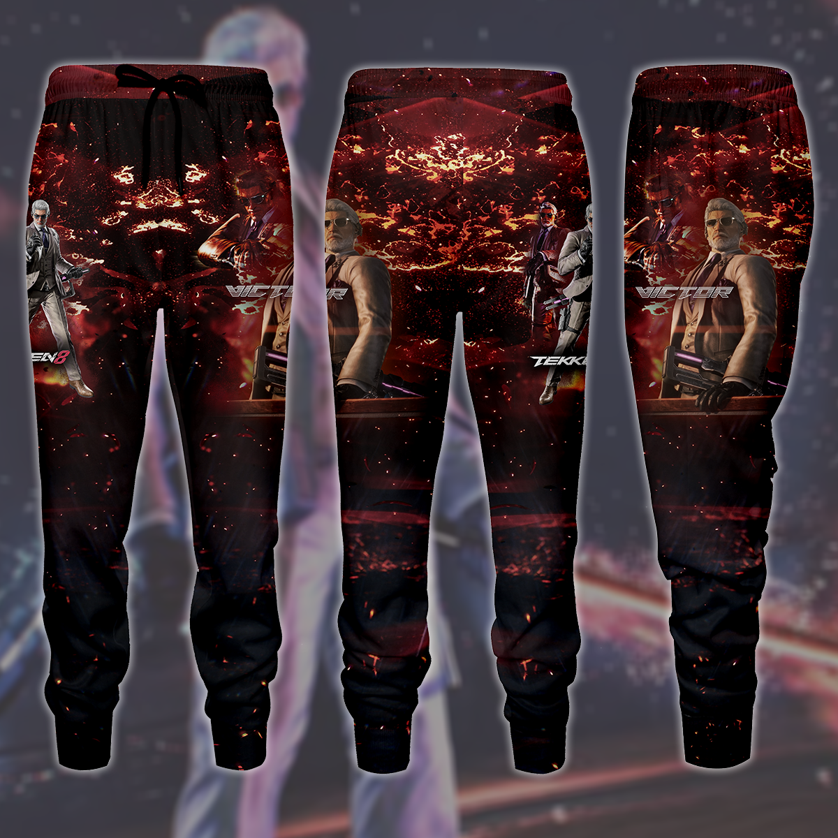 Tekken 8 Victor Video Game All Over Printed T-shirt Tank Top Zip Hoodie Pullover Hoodie Hawaiian Shirt Beach Shorts Joggers Joggers S