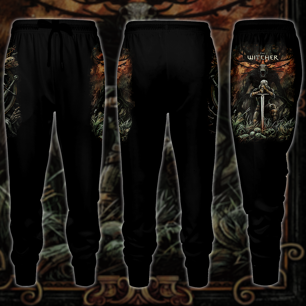 The Witcher Video Game 3D All Over Printed T-shirt Tank Top Zip Hoodie Pullover Hoodie Hawaiian Shirt Beach Shorts Jogger Joggers S