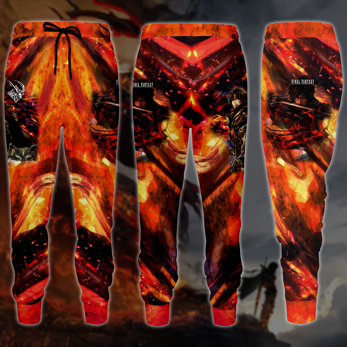 Final Fantasy XVI Video Game 3D All Over Printed T-shirt Tank Top Zip Hoodie Pullover Hoodie Hawaiian Shirt Beach Shorts Joggers Joggers S