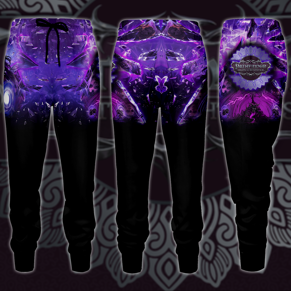 Pathfinder: Wrath of the Righteous Video Game 3D All Over Printed T-shirt Tank Top Zip Hoodie Pullover Hoodie Hawaiian Shirt Beach Shorts Jogger Joggers S