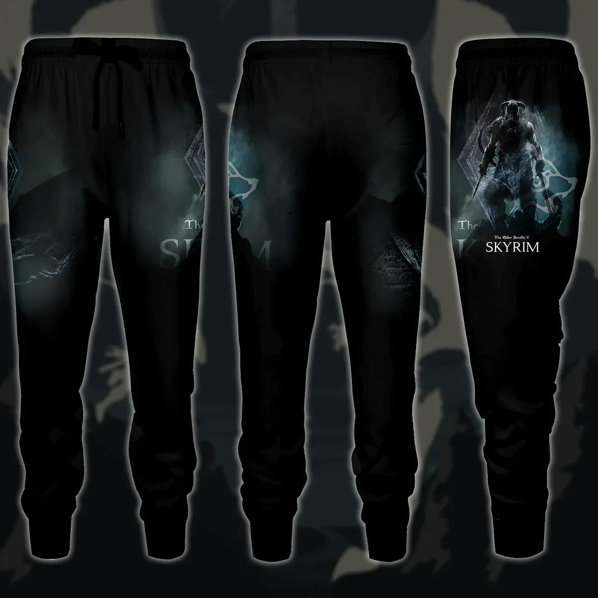 The Elder Scrolls V: Skyrim Video Game 3D All Over Printed T-shirt Tank Top Zip Hoodie Pullover Hoodie Hawaiian Shirt Beach Shorts Jogger Joggers S