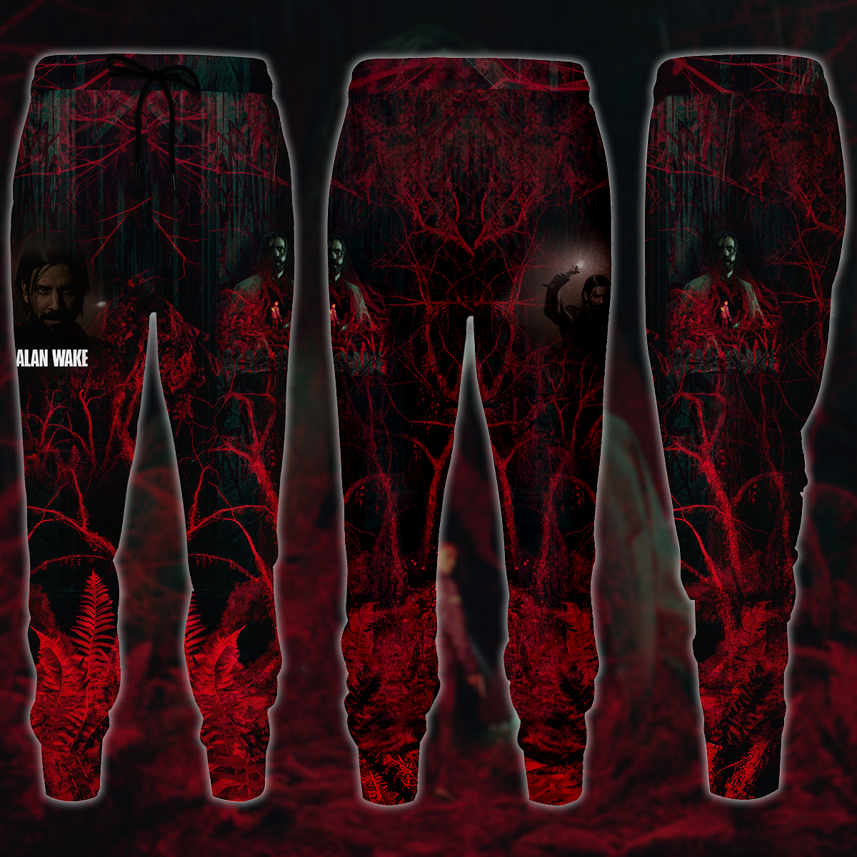 Alan Wake 2 Video Game All Over Printed T-shirt Tank Top Zip Hoodie Pullover Hoodie Hawaiian Shirt Beach Shorts Joggers Joggers S