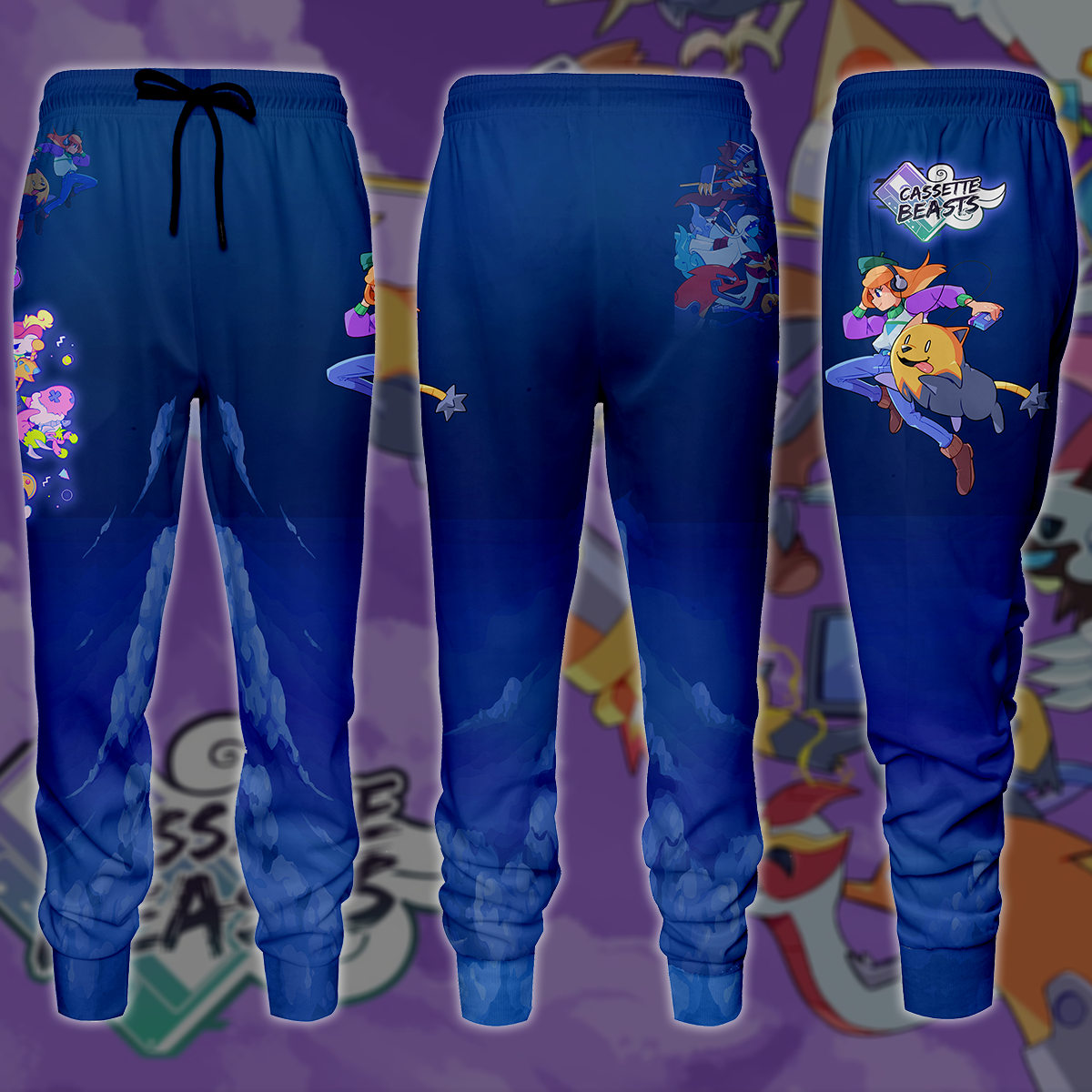 Cassette Beasts Video Game 3D All Over Printed T-shirt Tank Top Zip Hoodie Pullover Hoodie Hawaiian Shirt Beach Shorts Jogger Joggers S