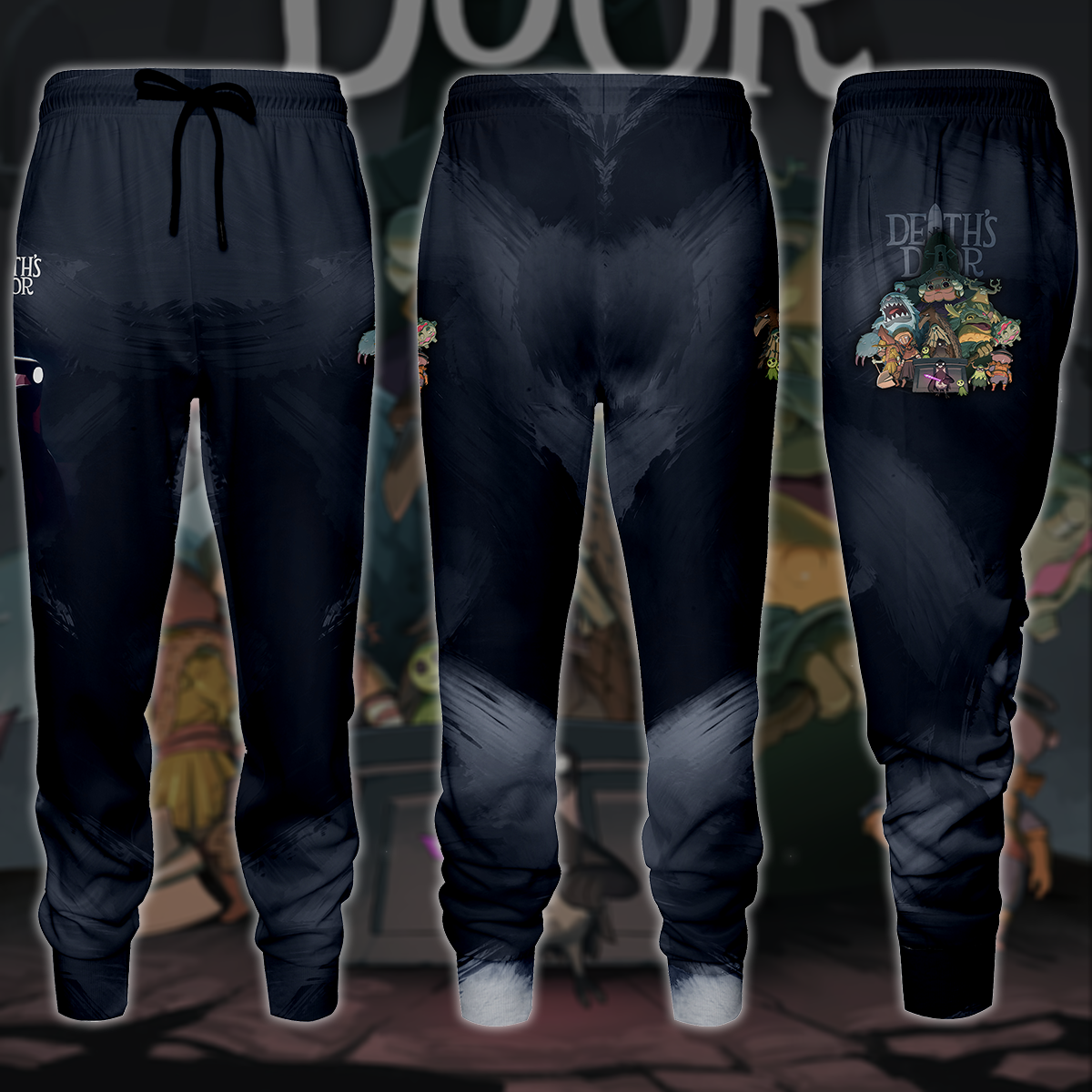 Death’s Door Video Game All-Over T-shirt Hoodie Tank Top Hawaiian Shirt Beach Shorts Joggers Joggers S