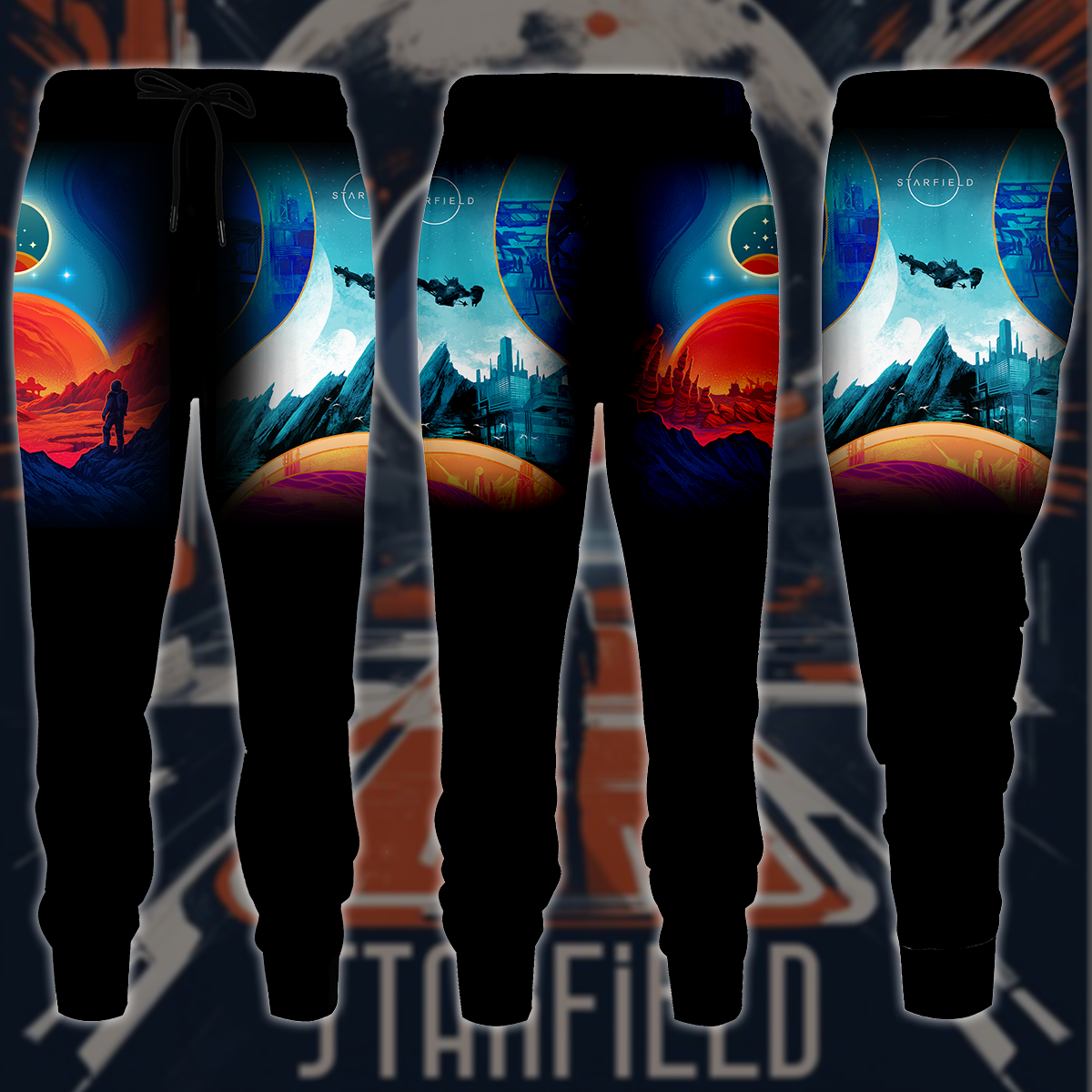 Starfield Video Game 3D All Over Printed T-shirt Tank Top Zip Hoodie Pullover Hoodie Hawaiian Shirt Beach Shorts Joggers Joggers S