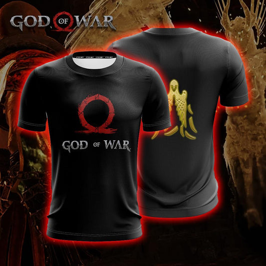 Kratos Omega Symbol God Of War Unisex 3D T-shirt S