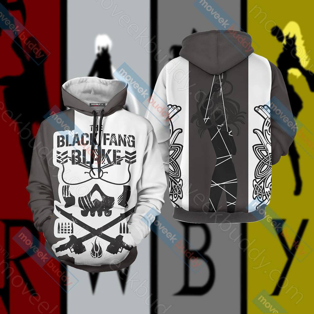 RWBY Black Fang 3D Hoodie S