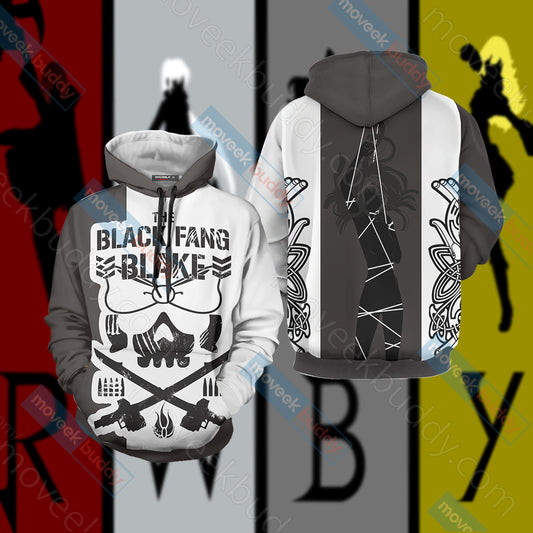 RWBY Black Fang 3D Hoodie S