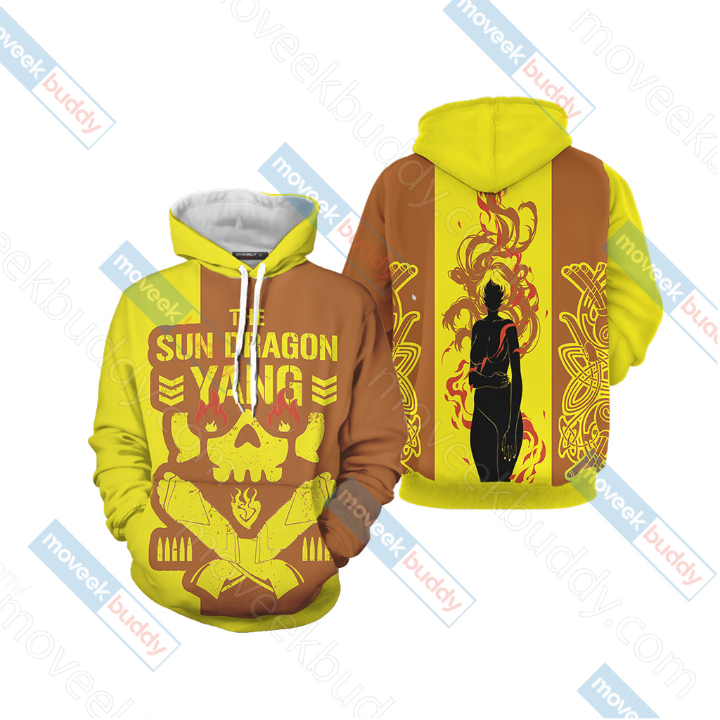 RWBY Yang Zip 3D Hoodie S