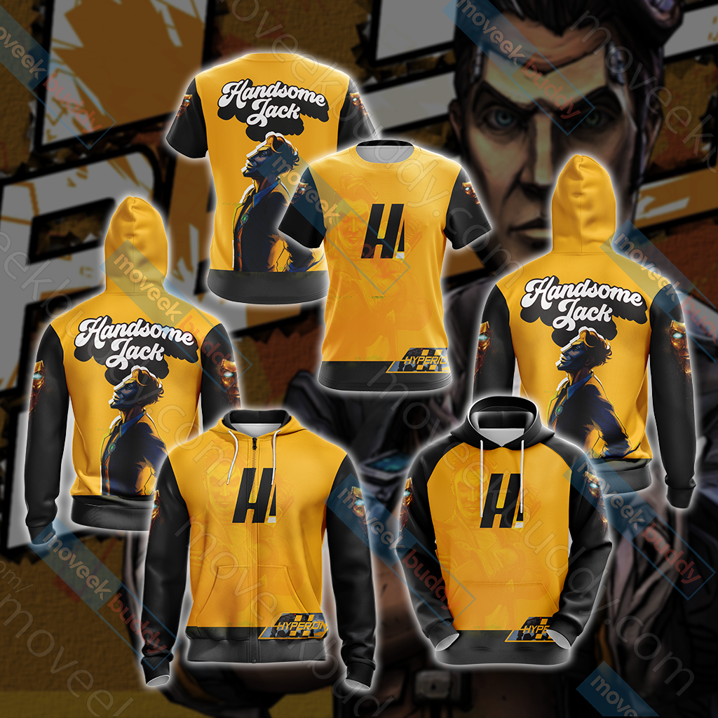 Borderlands - Handsome Jack New Unisex 3D T-shirt