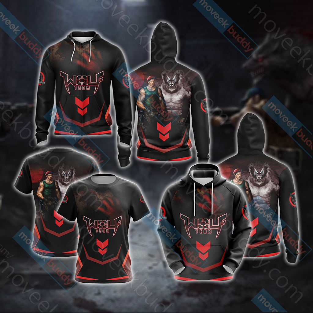 Wolfteam Unisex 3D T-shirt