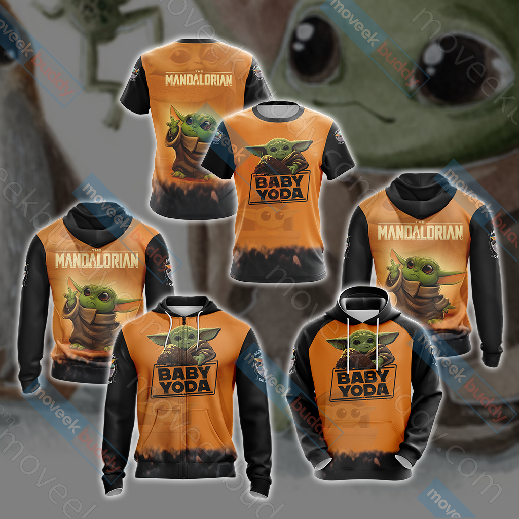 Star Wars The Mandalorian Baby Yoda Unisex 3D T-shirt