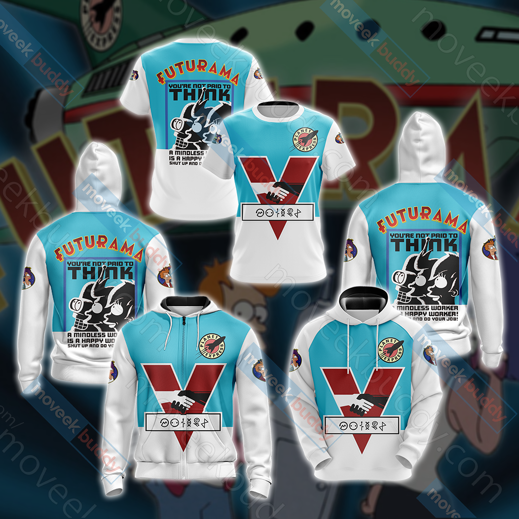 Futurama New Unisex 3D T-shirt