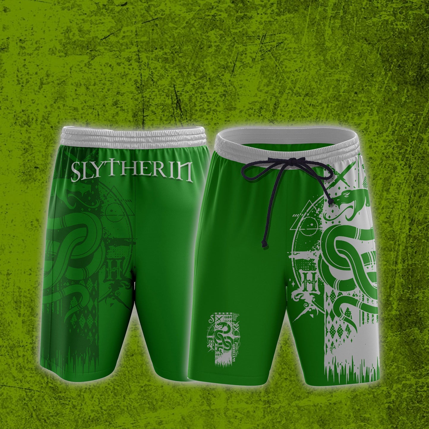 Quidditch Slytherin Harry Potter Beach Short S