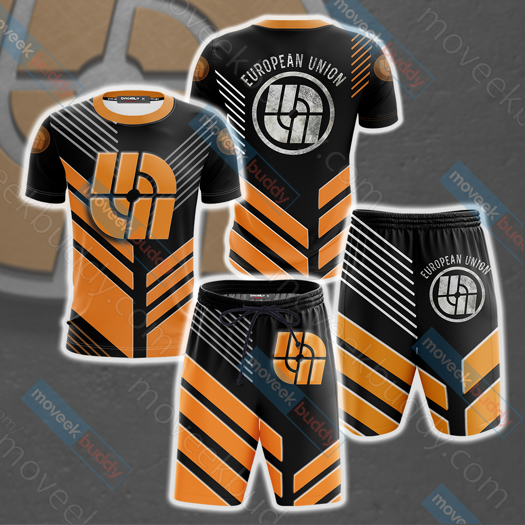 Battlefield 2142 European Union Unisex 3D T-shirt