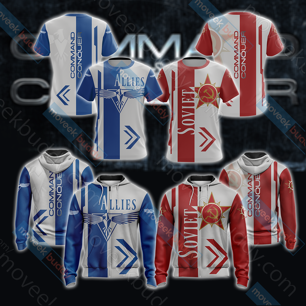 Command & Conquer - Soviet Unisex 3D T-shirt