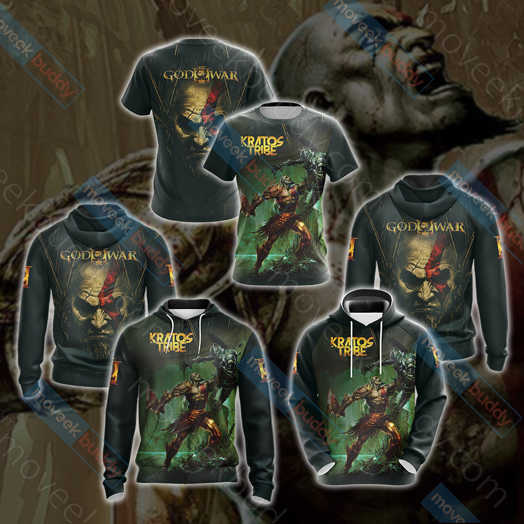 God Of War 3 Kratos Unisex 3D T-shirt