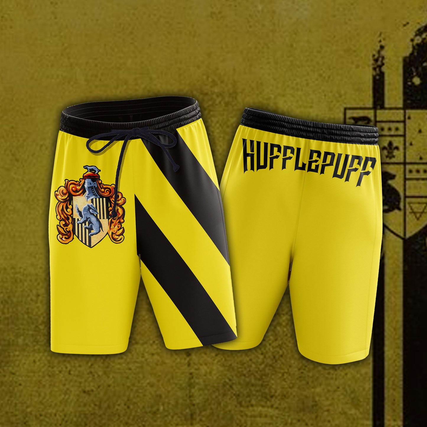Hufflepuff Harry Potter Beach Short S
