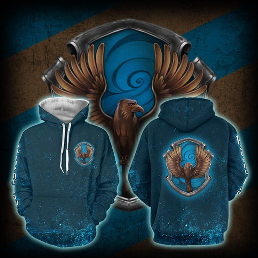 Ravenclaw Logo (Harry Potter) 3D Hoodie S