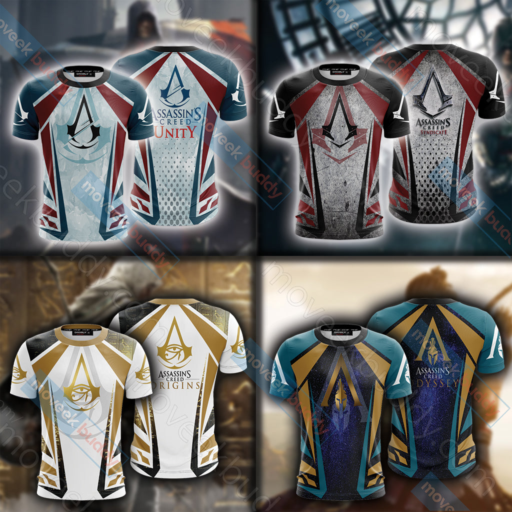 Assassin's Creed Syndicate Unisex 3D T-shirt