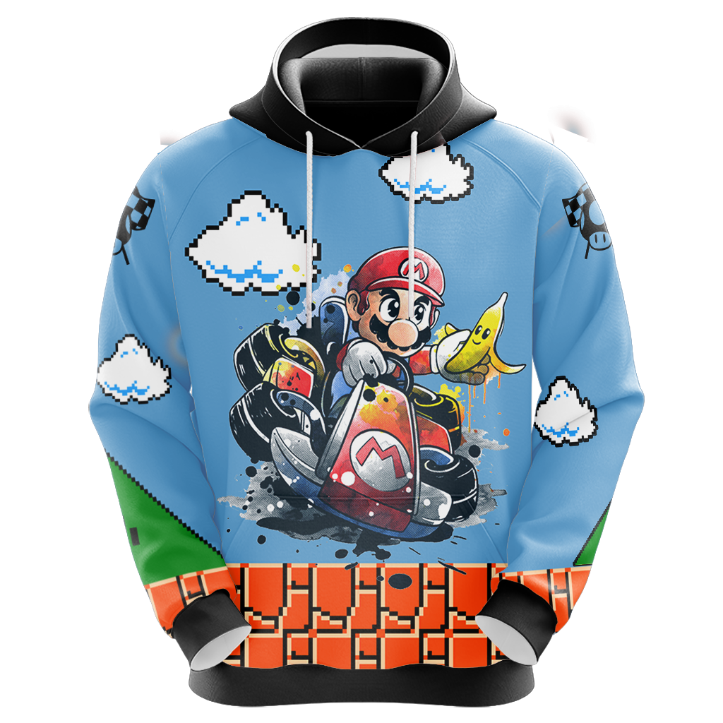 Mario Cart Unisex 3D T-shirt