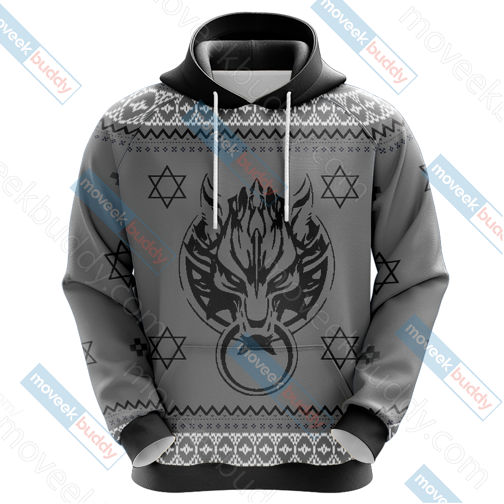 Final Fantasy VII - Cloud Christmas Style Unisex 3D T-shirt