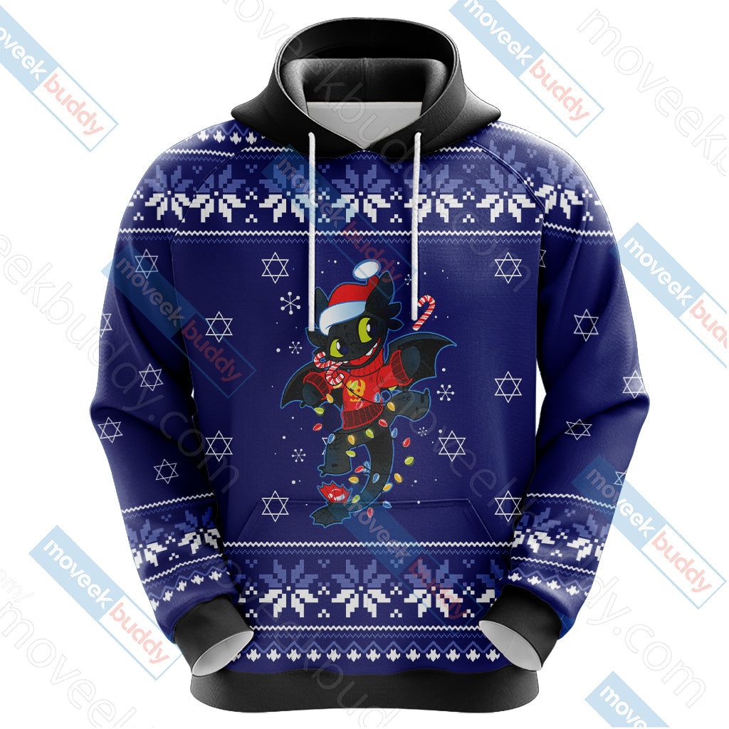 How To Train Your Dragon Christmas Style Unisex 3D T-shirt