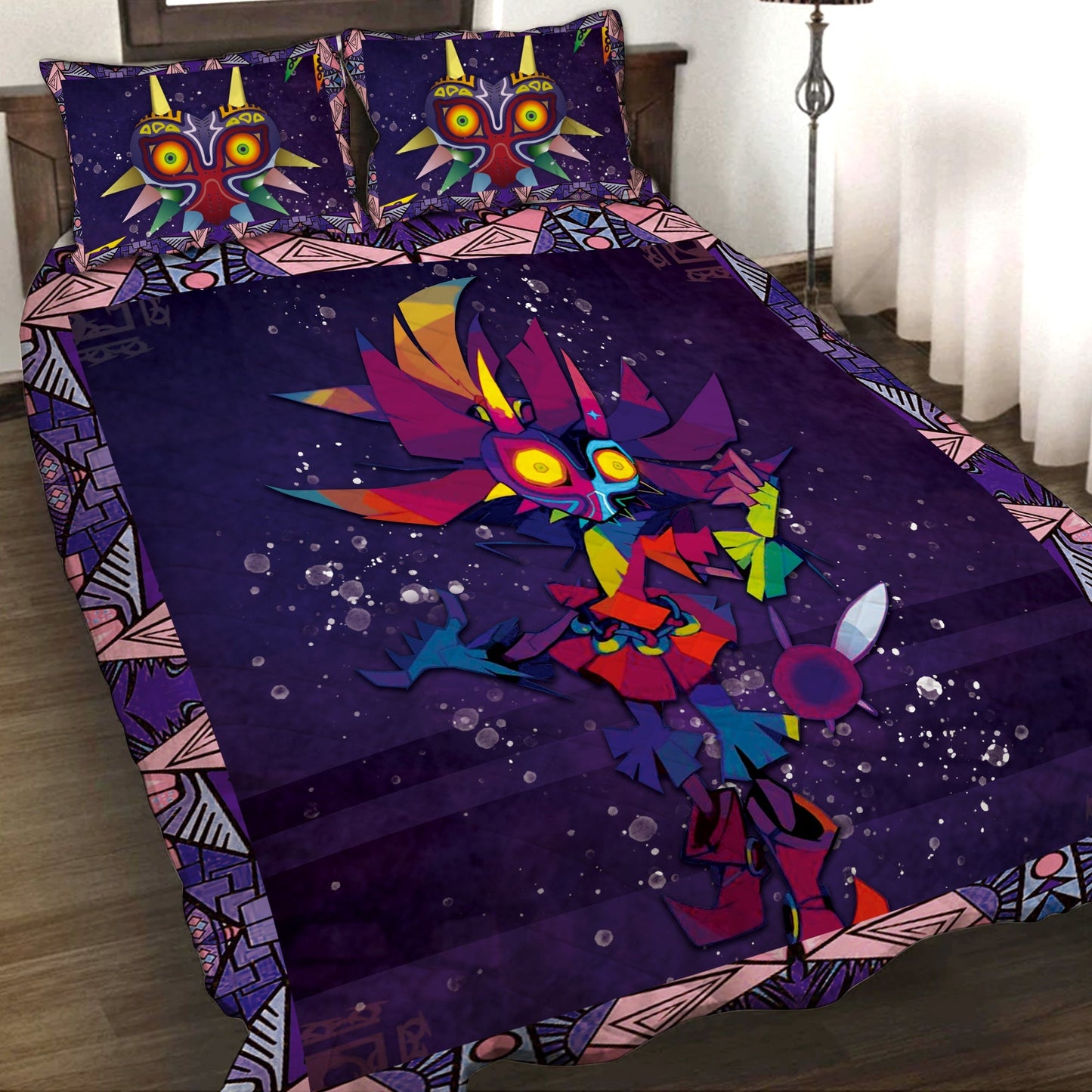 The Legend Of Zelda: Majora's 3D Quilt Set Twin (150x180CM)