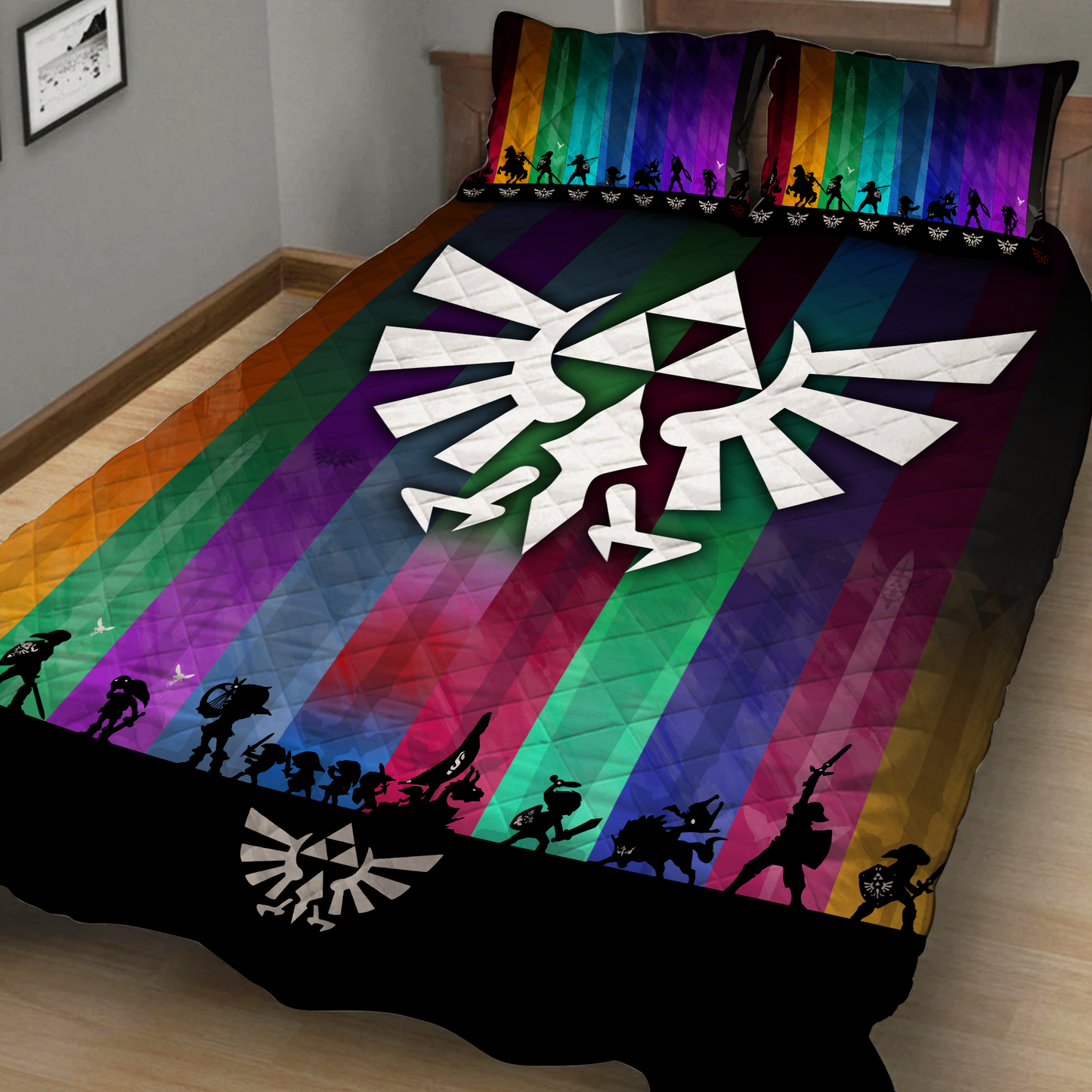 The legend of Zelda 3D Quilt Set Twin (150x180CM)