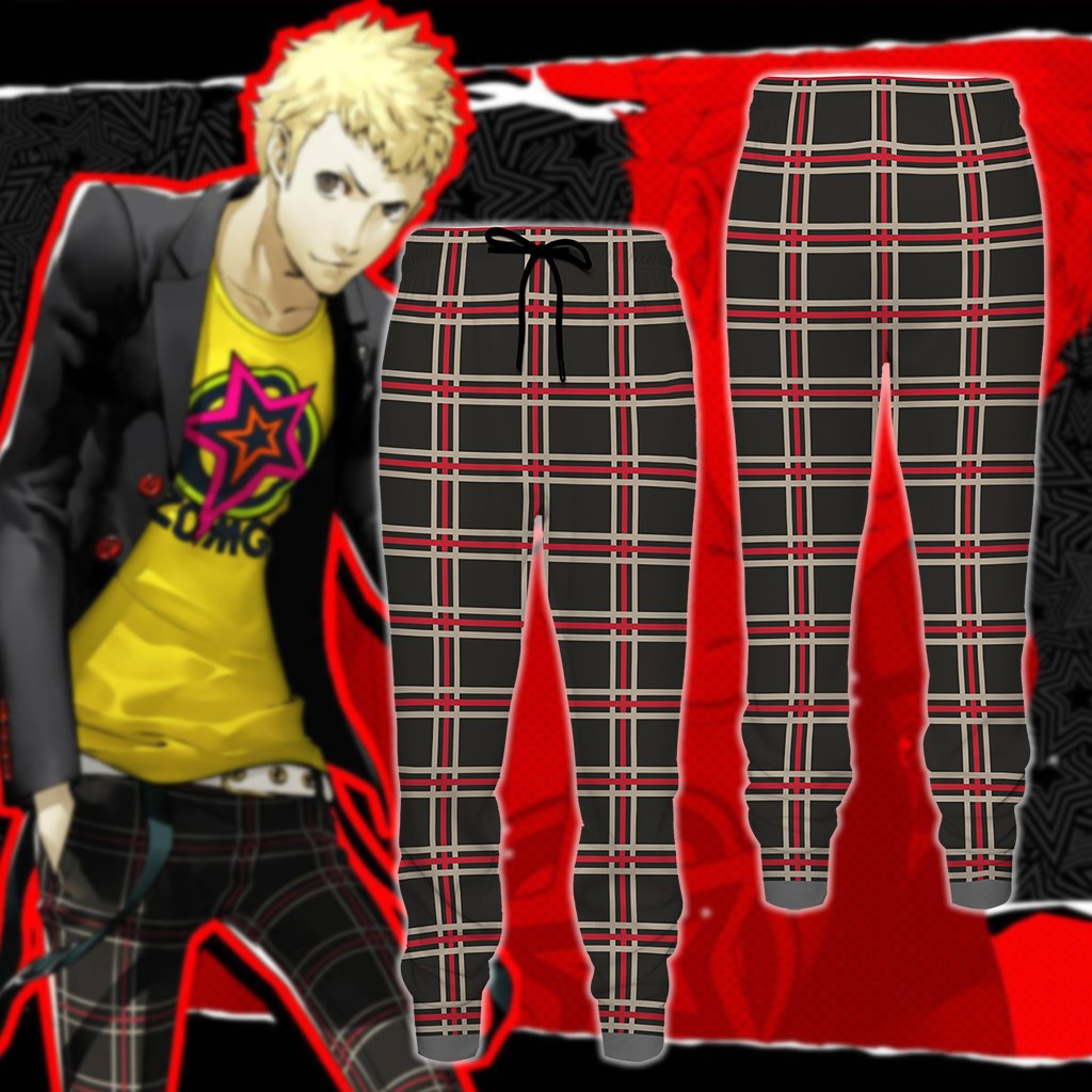 Persona 5 Ryuji Sakamoto Cosplay Jogging Pants S
