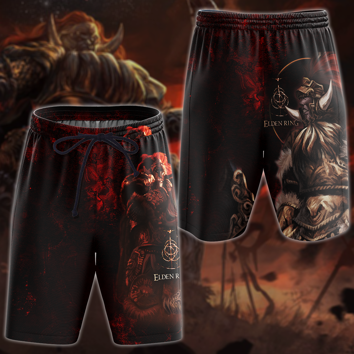 Elden Ring Radahn Video Game 3D All Over Print T-shirt Tank Top Zip Hoodie Pullover Hoodie Hawaiian Shirt Beach Shorts Jogger Beach Shorts S