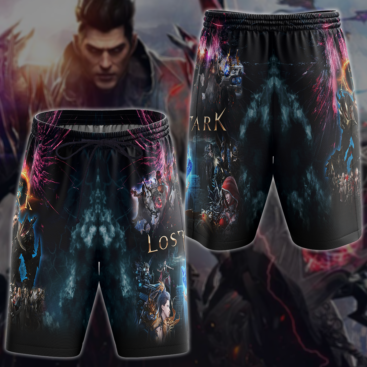 Lost Ark Video Game 3D All Over Printed T-shirt Tank Top Zip Hoodie Pullover Hoodie Hawaiian Shirt Beach Shorts Jogger Beach Shorts S